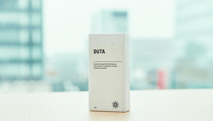 DUTA（デュタステリド配合内服薬）のパッケージデザイン